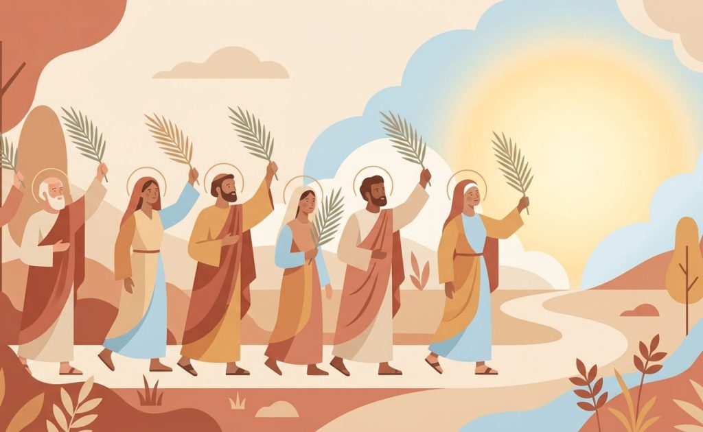 Prières aux Saints - Illustration prière catholique